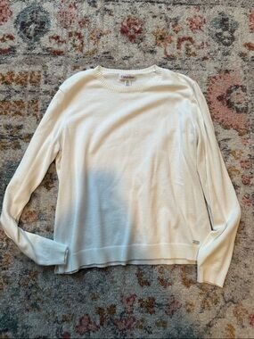 Calvin Klein Off-White Lightweight Crewneck